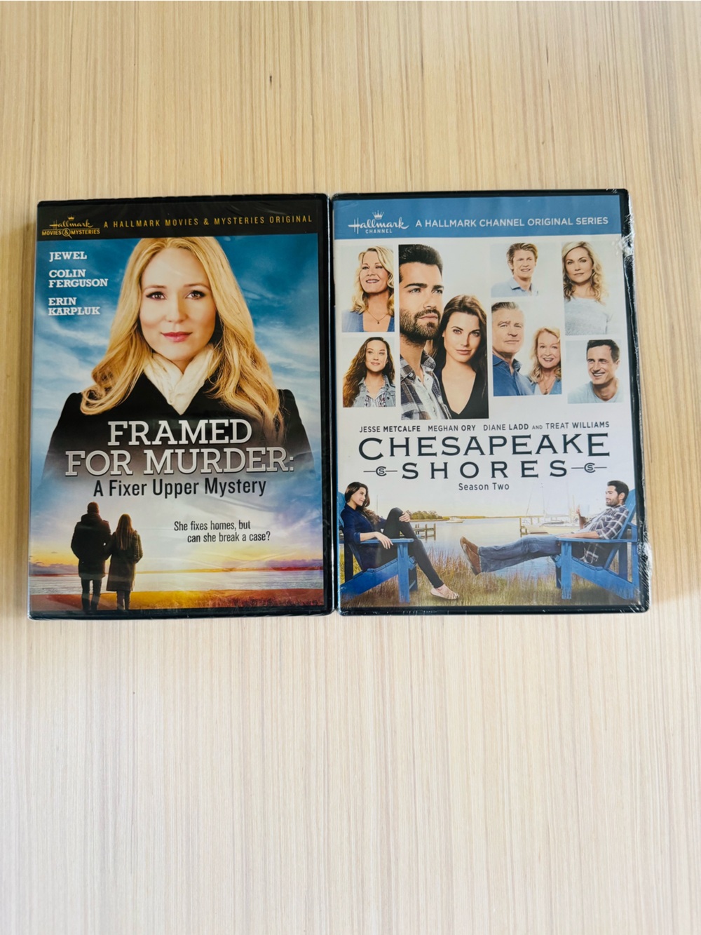 Chesapeake Shores & Framed for Murder DVD Pair - Hallmark Movies New